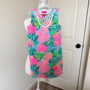 Lilly Pulitzer Pink and Blue Floral Dress